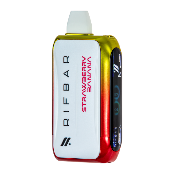 Strawberry Banana Rifbar Tubro-X 25k for Vaping.com