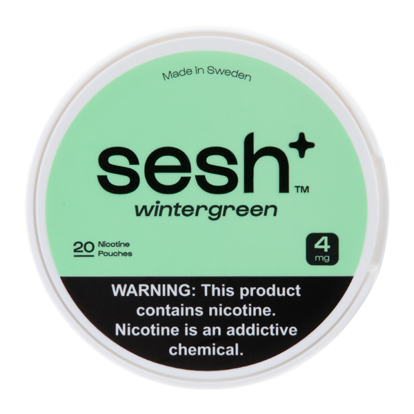 Sesh Nicotine Pouches Wintergreen 4mg