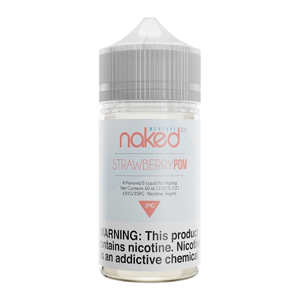 Strawberry Pom Naked 100 Menthol eJuice