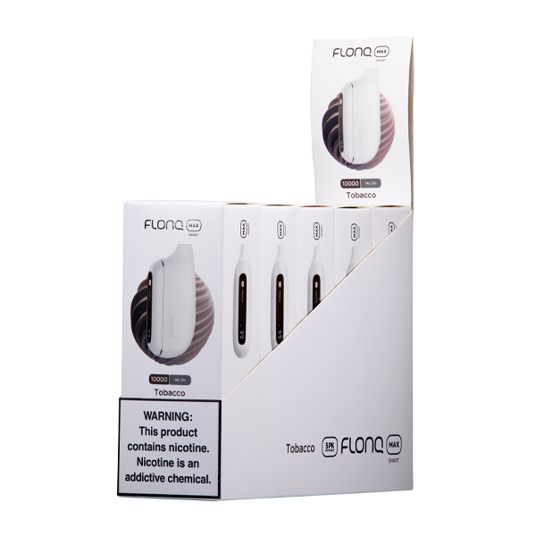 Flonq Max Smart 5 Pack Tobacco 5% Vaping.com