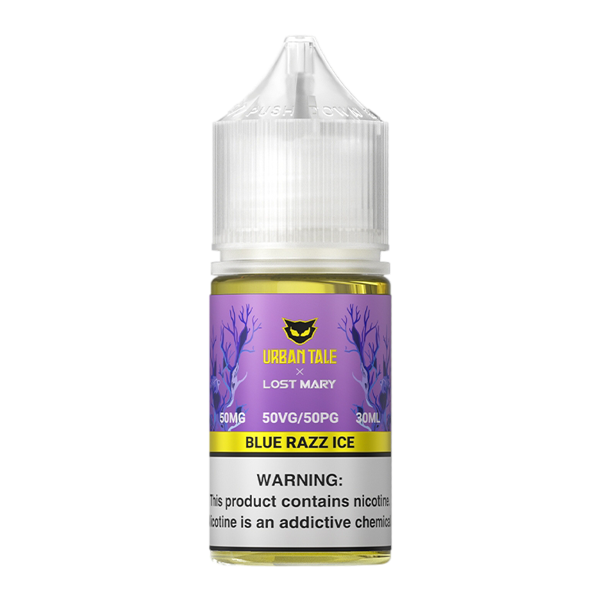 Blue Raz Ice LOST MARY X URBAN TALE 30ml- 50mg for Vaping.com