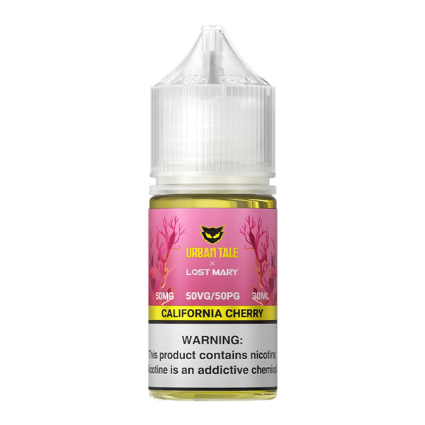 California Cherry LOST MARY X URBAN TALE 30ml- 50mg for Vaping.com