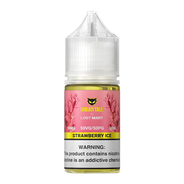 Strawberry Ice LOST MARY X URBAN TALE 30ml- 50mg for Vaping.com