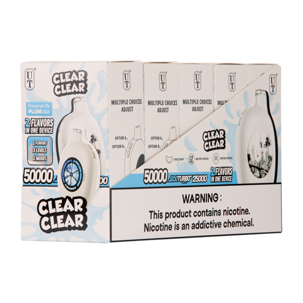Clear/Clear UT 50K Vapes