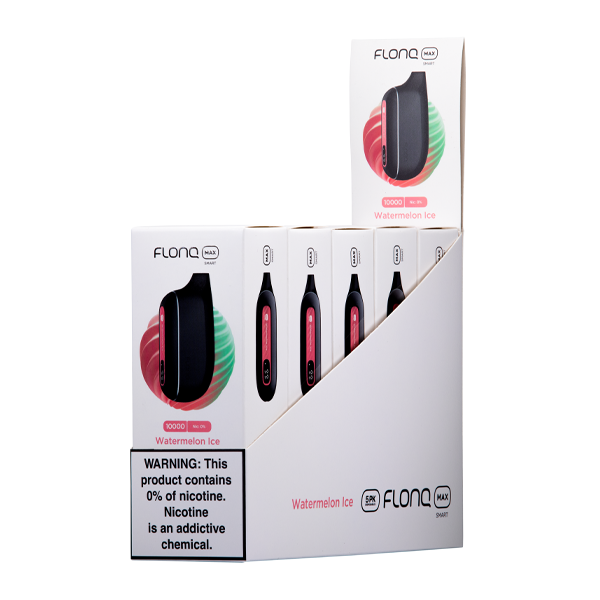 Flonq Max Smart No Nicotine Watermelon Ice Disposable Vapes