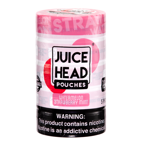 5 Pack Juice Head Nicotine Pouches Watermelon Strawberry Mint 12mg