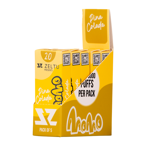 Pina Colada Momo Zeltu X3 Pods 20mg 5 pack for Vaping.com