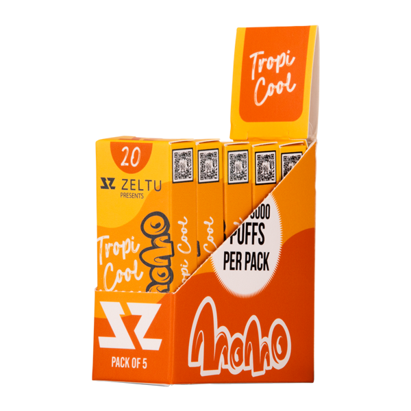 Tropicool Momo Zeltu X3 Pods 20mg 5 pack for Vaping.com