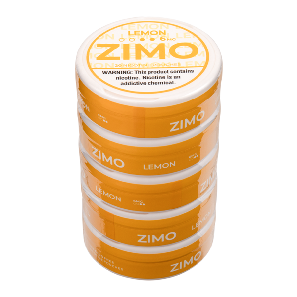 Citrus Lemon ZIMO Pouches 6mg 5 Pack