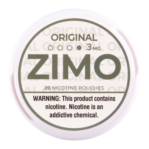 Original Zimo Pouches- 3mg for Vaping.com 