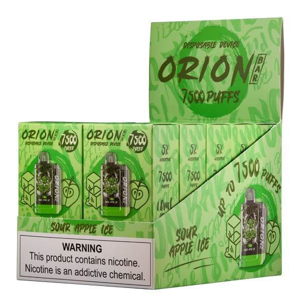 Sour Apple Ice Orion Bar 7500