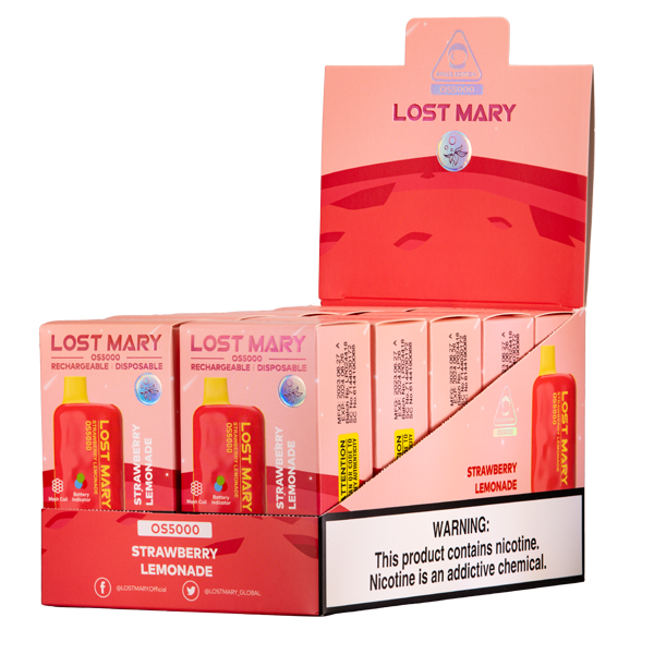 STRAWBERRY LEMONADE LOST MARY OS5000