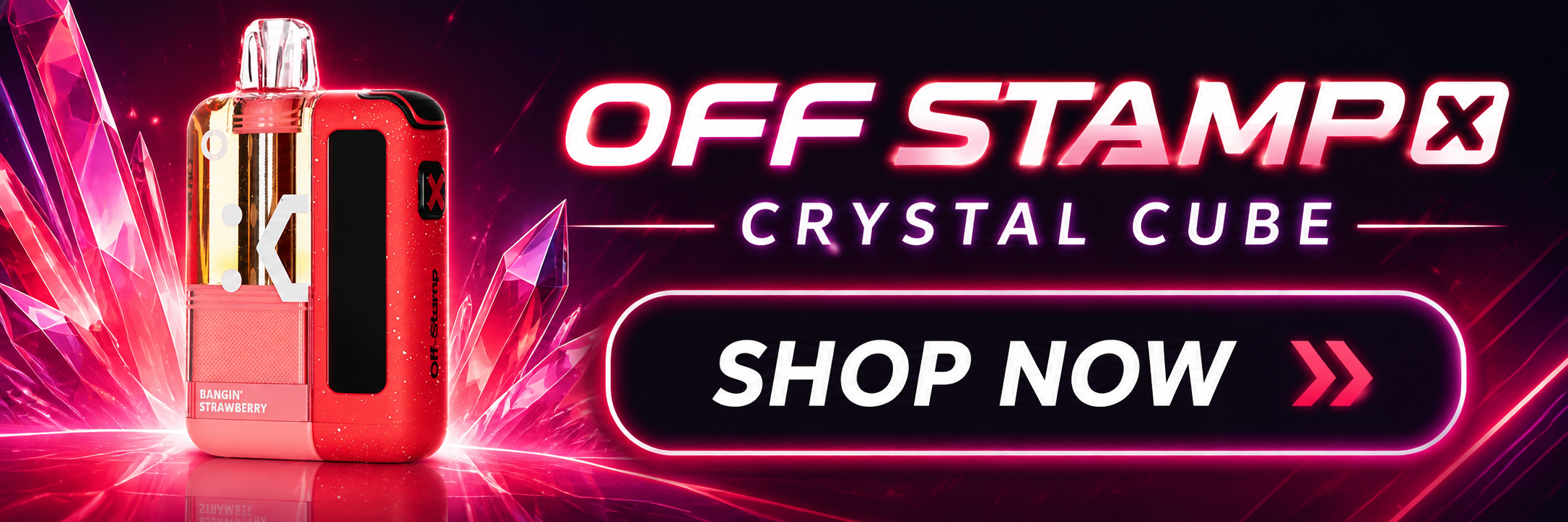 Off Stamp Crystal Cube