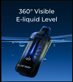 360-Degree Lost Mary VIZ 55K Tank Lost Mary VIZ 55K clear tank view